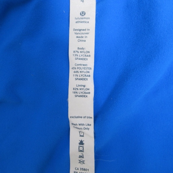 Lululemon Daily Yoga Jacket Beaming Classic Stripe Polar Cream Beaming Blue 4 - Picture 12 of 12